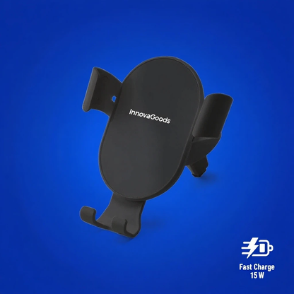Soporte Cargador Rápido Inalámbrico para Coche Chakar InnovaGoods