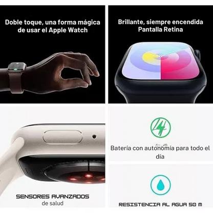 Smartwatch SA200 Serie 9 Tecnología Inteligente con 2 Correas Intercambiables