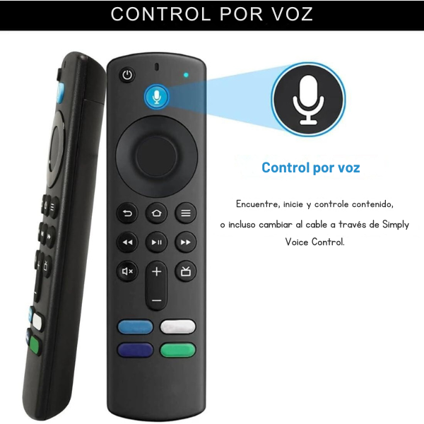 Mando a distancia con control por voz