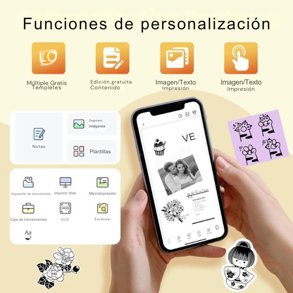 M2 Mini Impresora Térmica Portátil Bluetooth & WiFi – Imprime Donde Quieras